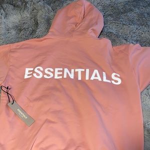 Essentials FOG Blush Hoodie Reflective
